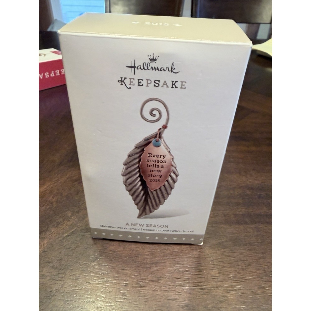 Hallmark Keepsake Ornament A New Season 2015 Terri Steiger. NIB